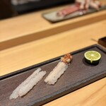 湘南沖地蟹専門店ふじ月 - 蟹刺し