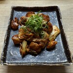 やまちゃん 中洲店 - 地鶏キムチ炒め