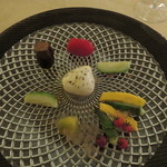 リストランテ　アニモフェリーチェ - 夏野菜の菜園風カプレーゼ仕立て