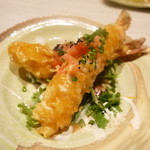 やちく - もちろんエビマヨも入ってます♪一人１本ね≪2014．8月　女子会コース飲み放題付き4000円≫