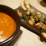 やちく - トマトクリームフォンデュに『おお〜♪』≪2014．8月　女子会コース飲み放題付き4000円≫