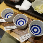 大かまど飯 寅福 - 利き酒３種セット（1080円）