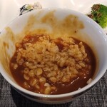采菜 - 采(アヤ)菜カレー　ちょっと食べてしまってから写真撮りました