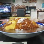 栄庵 - オムカレーライス大盛