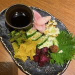 やまと庵 - 漬物盛り合わせ