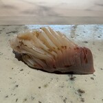 菊鮨 - ホッキ貝炙り