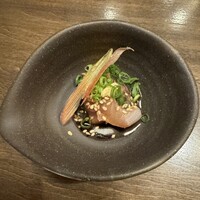 おちょこ - アジのお刺身