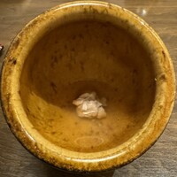 おちょこ - イサキの白子炊き