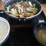 Yoshinoya - 牛バラ野菜焼定食