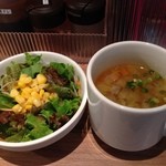 Itariya - サラダ＆スープセット
