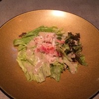 鉄板焼 摩天楼 東京スカイツリー・ソラマチ店 - かにサラダ