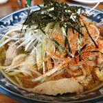 手打ち大石田そば　きよ - 冷たい肉そば　親鶏　900円