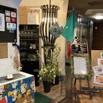 文流 - 店の入り口のボードも充実