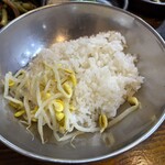 トゥッペギチッ - ご飯&もやしナムル