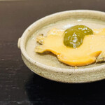 島津 - 鮑肝ソース添え