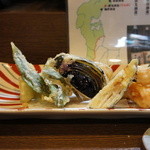 味楽 ゆめり - 加賀野菜の天麩羅９００円