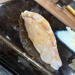 神楽坂 すし OMAKASE - ハマダイの昆布締め　熟成期間7日