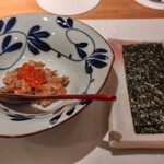 鮨 波やし - 爆弾と称する納豆、いくら、おくら