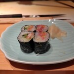 鮨 波やし - トロたくとヒモキュウ