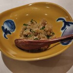 鮨 波やし - 毛蟹のみそチャーハン