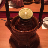 天現寺小野 - ハモと松茸の土瓶蒸し