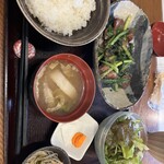 ここのつ - 究極のレバにら炒め定食 990円