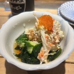 ニュー中野酒場 鈴忠 - 蟹の酢の物