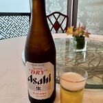 中国飯店 麗穂 - 瓶ビール　アサヒ　スーパードライ