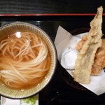 瀬戸内製麺710 - ひやかけ＆天ぷらセット（H26.8.31）