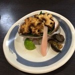 彩旬 - ちょっと贅沢にアワビのバター焼き。