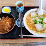 お食事処日よし - 料理写真:ラーメン・ミニカレーセット