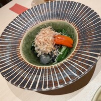 豚料理 酔狂割烹 伊達 - ③野菜のお浸し