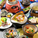 釜飯酔心 - 【7・8月旬の会席】鰻・鱧しゃぶ・牡蠣大海老アヒージョ・牛など・・夏・涼風の宴 -UTAGE- 会席