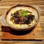 創作和食 一の貴 - とろとろ卵と岩のり雑炊(小)　580円