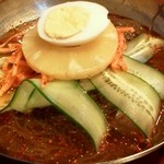 韓国料理大家 - 韓国冷麺（ランチタイム）　冷麺アップ