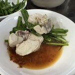 손가네닭한마리 - タレに付けて