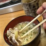 鮨処藤 - 今日の豚汁～豚肉たっぷり