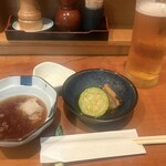 天ぷらいちかわ - 天つゆ　先付