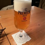 横浜鳥ぎん - プレミアムモルツ649円