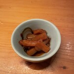 横浜鳥ぎん - 大根の醤油漬け(お通し)330円