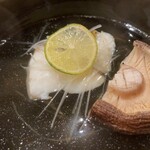 日本料理 新茶家 - お凌ぎ すずきと椎茸