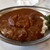 カレーショップ インデアン - 料理写真:ハンバーグカレー　圧倒的なルーの量