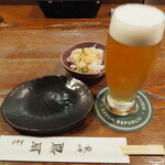 鳥扇 - アサヒ熟撰＆大根おろし