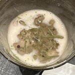 味幸 - 鮑と山芋のとろろ　ジュンサイ