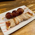 とりかわ宝家 - 豚バラ、鶏団子