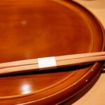 銀座 しのはら - 椀前の箸交換