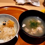 銀座 しのはら - 蛤の餡をかけて