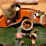 銀座 しのはら - 八寸の料理