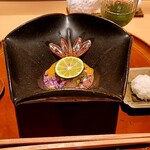 銀座 しのはら - 牡丹海老のウニソース