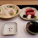 馬車道 大かわ - お造りは2皿